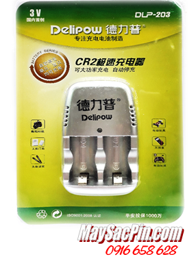 Delipow DLP-203; Máy sạc pin CR2 Lithium Delipow DLP-203 _sạc 1-2 pin Lithium CR2 